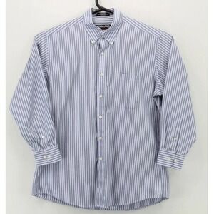 Kirkland‎ Signature Mens Button Down LS Shirt Size 16.5 32 Multicolor Striped